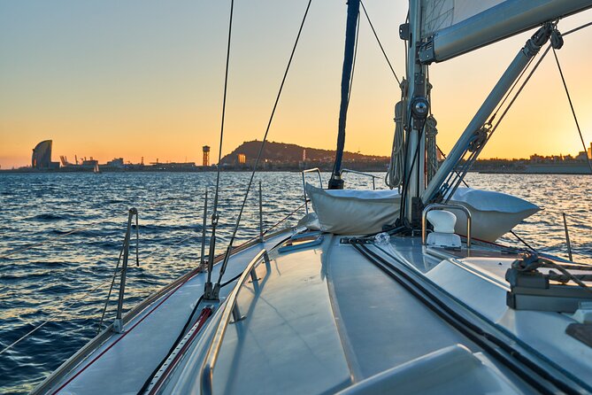 Sunset Sailing Cruise in Barcelona led by Young & Local Captain - Sunset reality check: clouds, smoke, and wind that changes how you sail