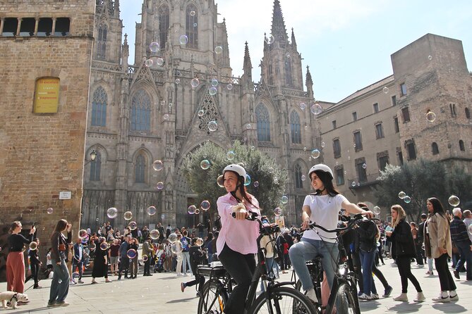 Tapas Tasting Bike/E-Bike Tour in Barcelona - How hard is the ride, and what the helmet and insurance mean