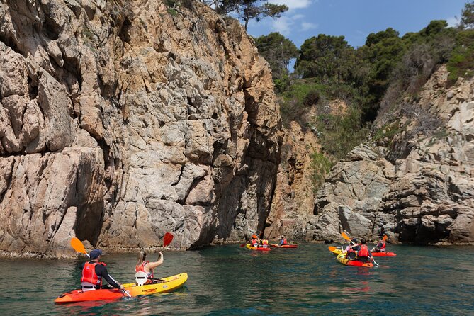 Tossa de Mar: Kayak & Snorkel Tour with Paella from Barcelona - Lunch by the sea: paella included, but not forced