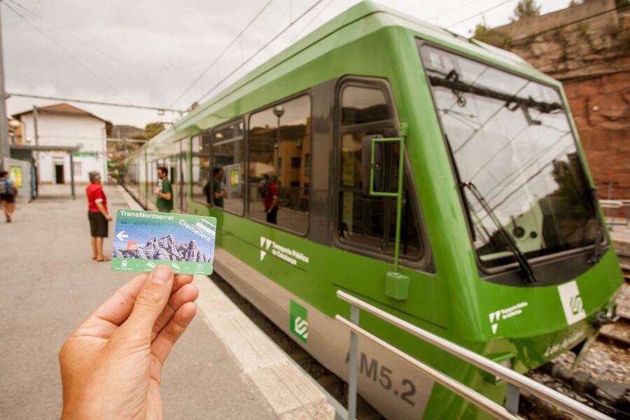 Trans Montserrat: Return Ticket and Audiovisual Exhibit - Getting to Montserrat: metro plus train to Monistrol de Montserrat