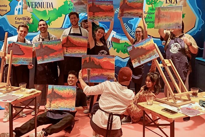 Vermouth-Art, paint and sip and Spanish Vermouth - What you actually do during the 2.5 hours