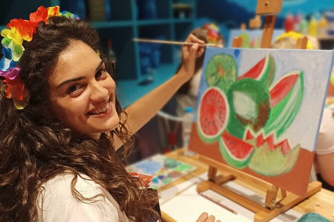 Vermouth-Art, paint and sip and Spanish Vermouth - Small group size, bilingual instruction, and why those details matter