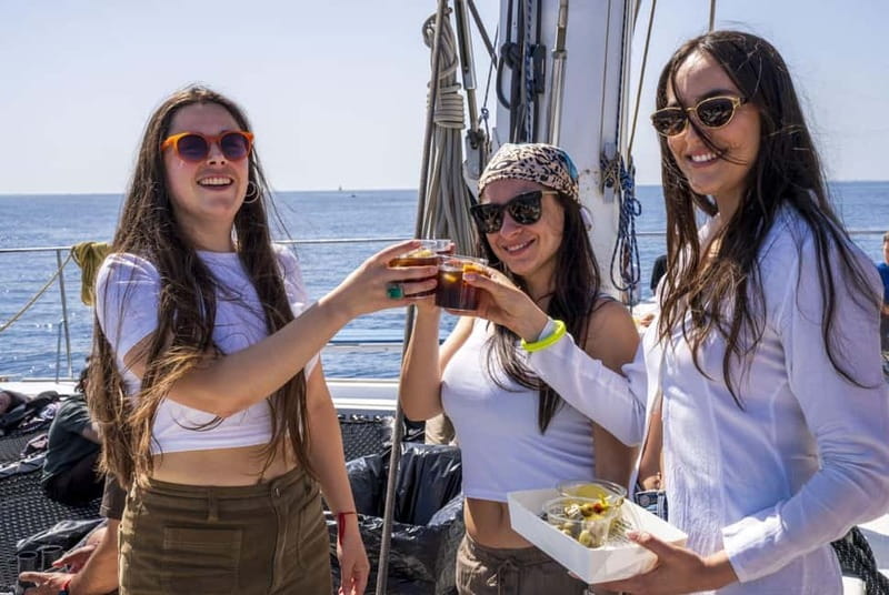 Vermouth on Catamaran: A Gastronomic Experience in Barcelona - The 1.5-hour sail: skyline views, changing light, and dolphins