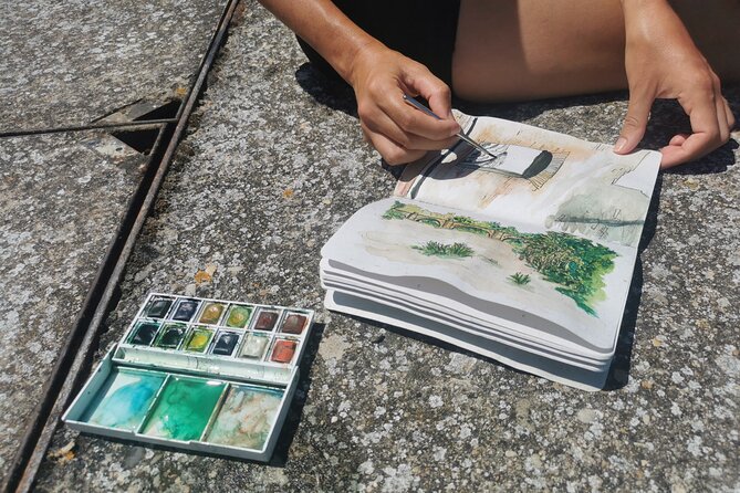 Workshop to learn Drawing and Watercolor in charming places - Review, critique, and comparing styles